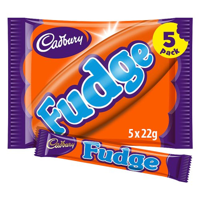 Cadbury Fudge Bar 5 Pack 110g