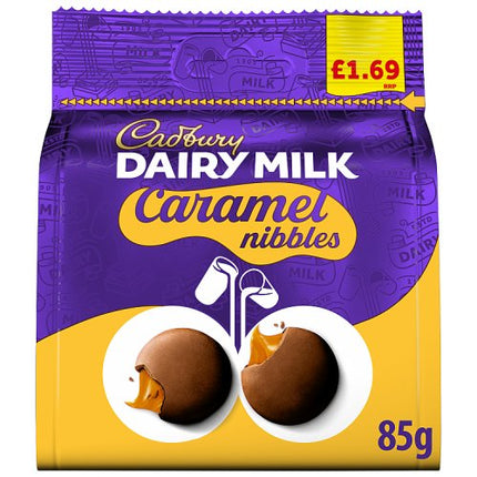 Cadbury Caramel Nibbles Chocolate Bag 85g