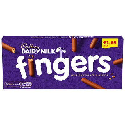 Cadbury Dairy Milk Chocolate Covered Fingers 114g