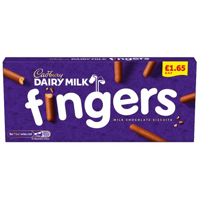 Cadbury Dairy Milk Chocolate Covered Fingers 114g