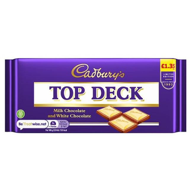 Cadbury Dairy Milk Top Deck 95g £1.35