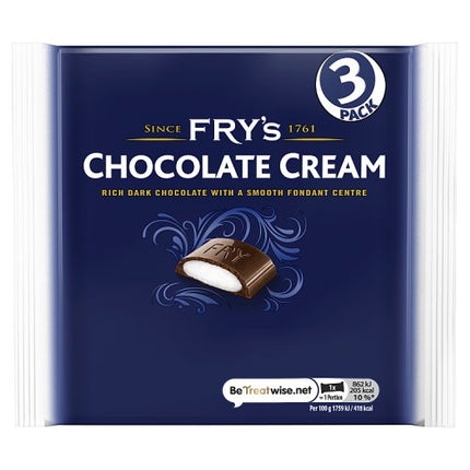 Frys Chocolate Cream 3 Pack 147g
