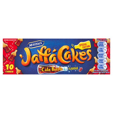 McVitie's Special Edition 10 Cola Bottle Flavour Jaffa Cakes 110g