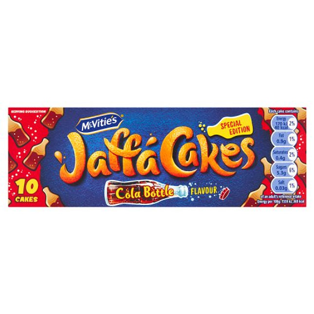 McVitie's Special Edition 10 Cola Bottle Flavour Jaffa Cakes 110g