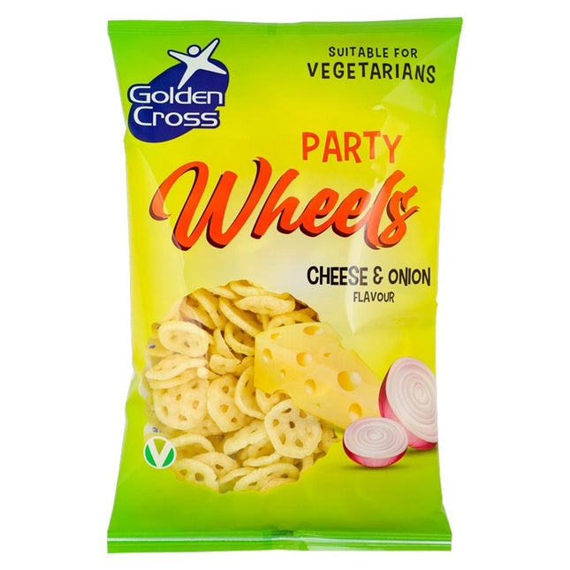 Golden Cross Party Wheels Cheese & Onion 90g
