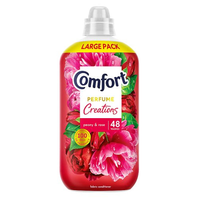 Comfort Creations Peony & Rose Fabric Conditioner 48 Washes 1.44L