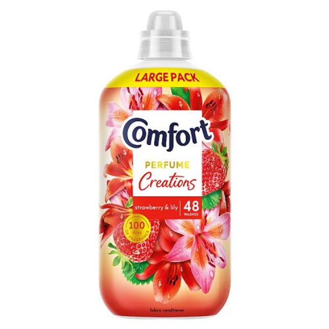 Comfort Creations Strawberry & Lily Fabric Conditioner 48 Washes 1.44L