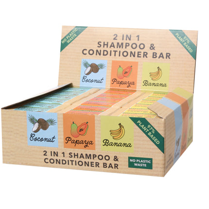 XHC 2in1 Shampoo & Conditioner Bars 69g 3 Assorted