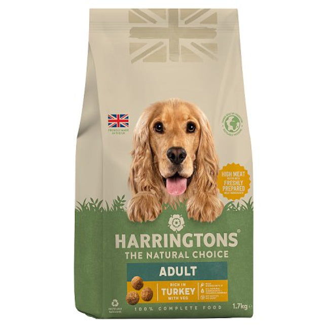 Harringtons Adult Rich in Turkey with Vegetable 1.7kg