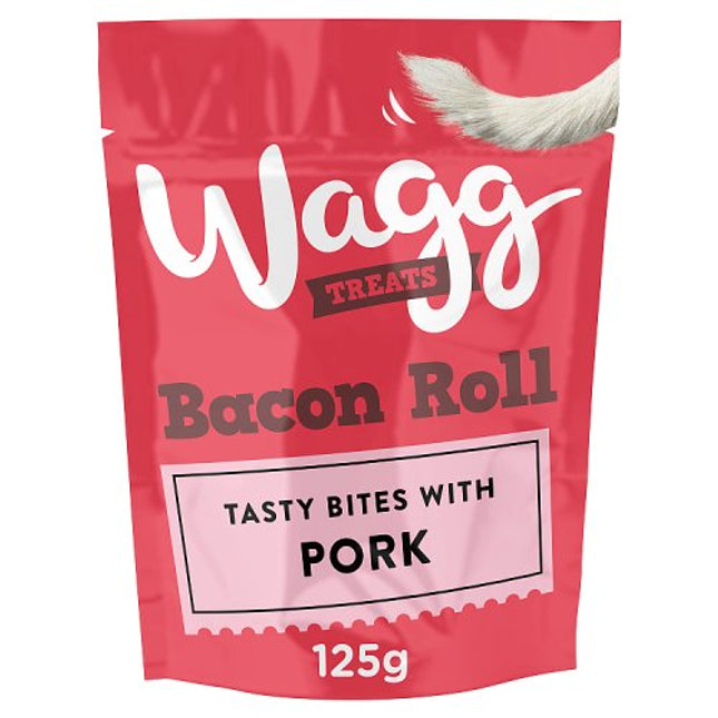 Wagg Treats Bacon Roll 125g