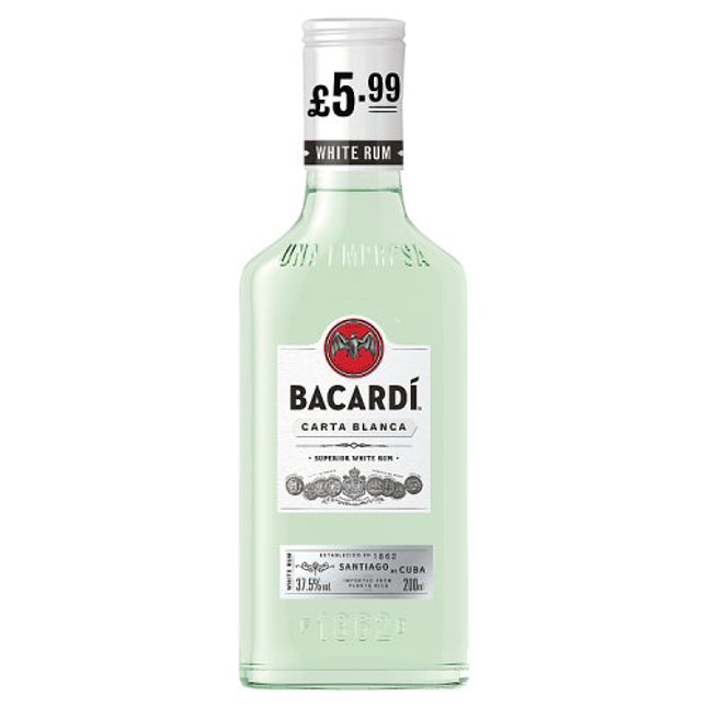 Bacardi Carta Blanca White Rum 20cl