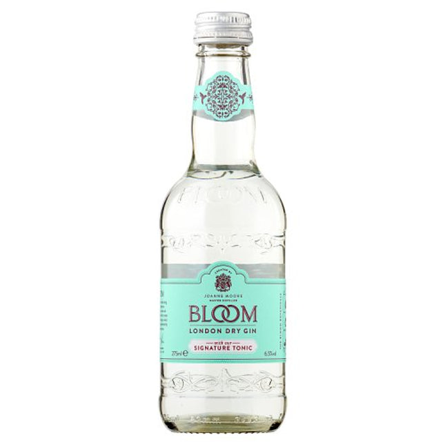 Bloom Pre-Mixed London Dry Gin & Tonic Bottle 275ml