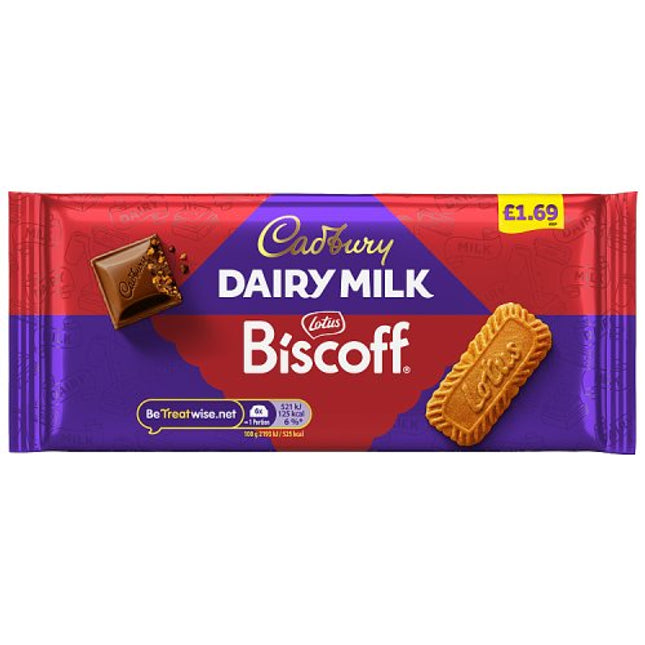 Cadbury Dairy Milk Biscoff 95g