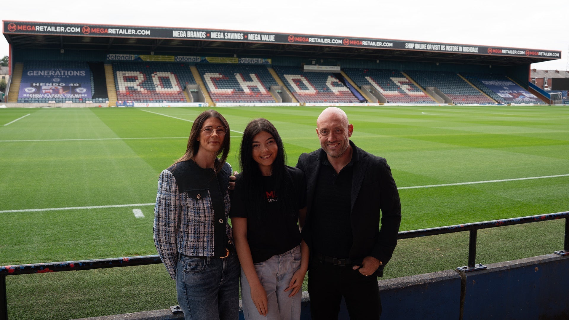 MegaRetailer Teams Up with Rochdale AFC as Official Stand Sponsor