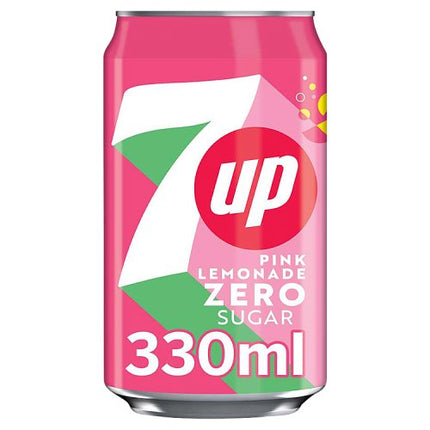 7up Zero Pink Lemonade 330ml