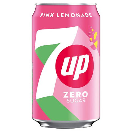 7up Zero Pink Lemonade 330ml
