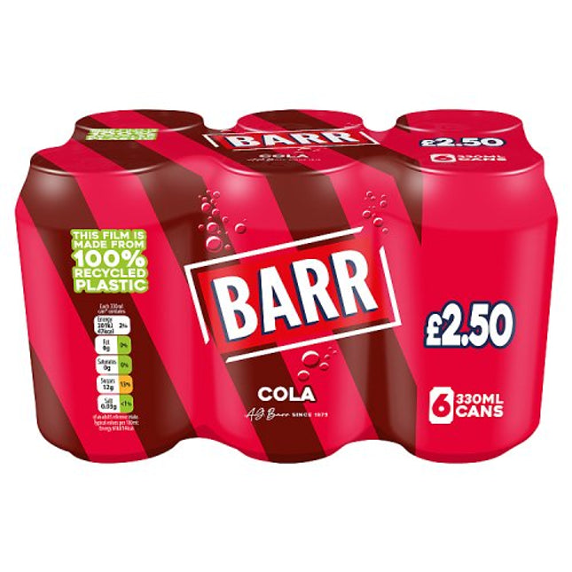 Barr Cola 6x330ml
