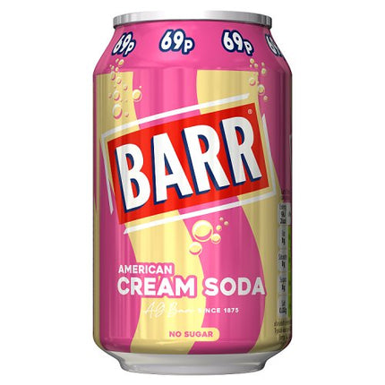 Barr Cream Soda 330ml can