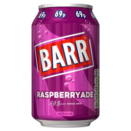 Barr Raspberry 330ml 69p