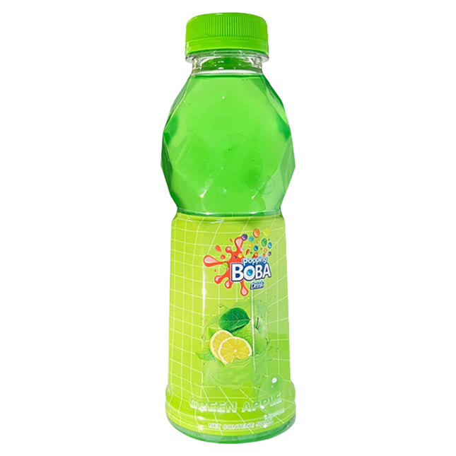 Popping Boba Drink Green Apple Lemon 500ml
