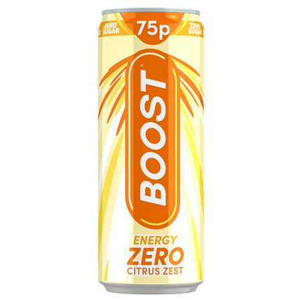 Boost Energy Zero Citrus Zest 250ml £0.75