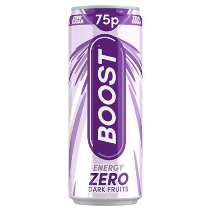 Boost Energy Zero Dark Fruits 250ml £0.75