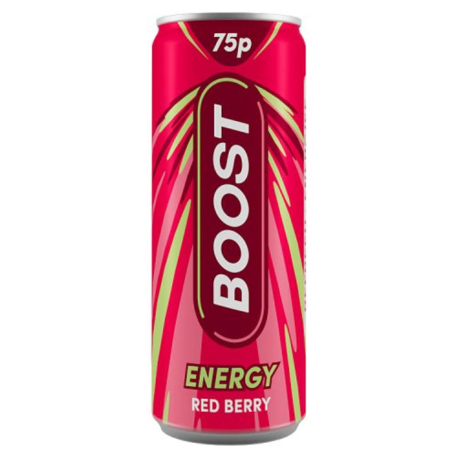 Boost Energy Red Berry 250ml