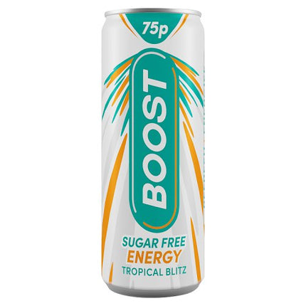 Boost Energy Tropical Blitz Sugar Free 250ml