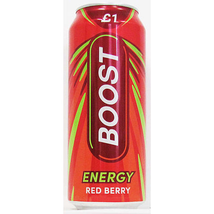 Boost Energy Red Berry 500ml £1