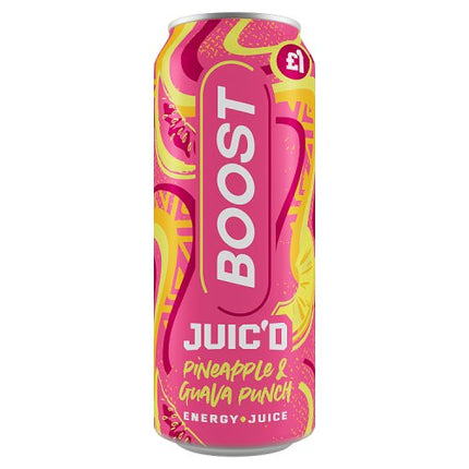 Boost Energy Juic’d Pineapple & Guava Punch 500ml £1