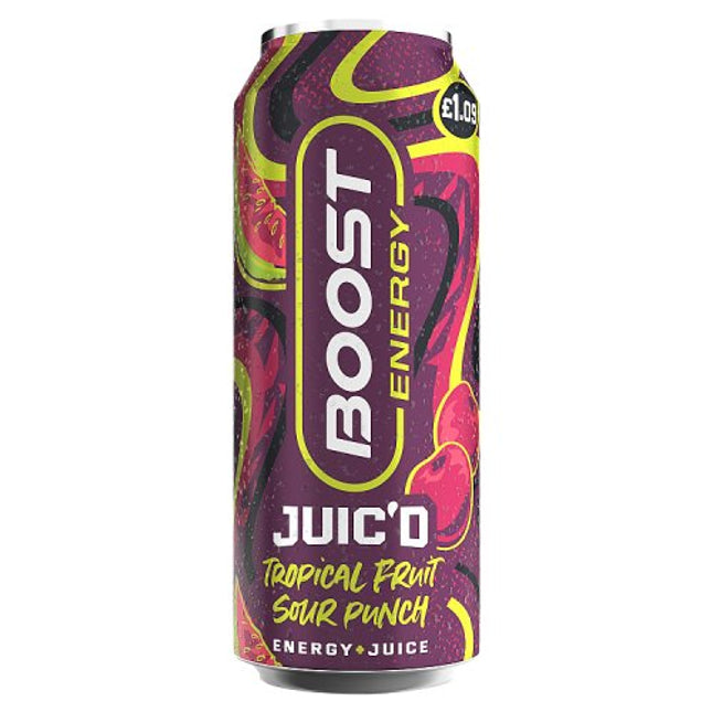 Boost Energy Juic’d Tropical Fruit Sour Punch 500ml