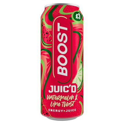 Boost Energy Juic’d Watermelon & Lime Twist 500ml £1