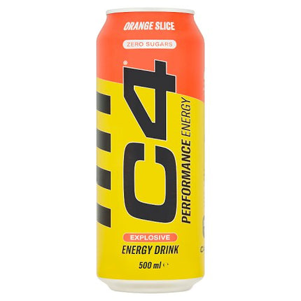 C4 Energy Orange Slice 500ml