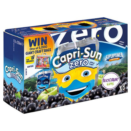 Capri Sun Blackcurrant Zero 8pk 4x8x200ml