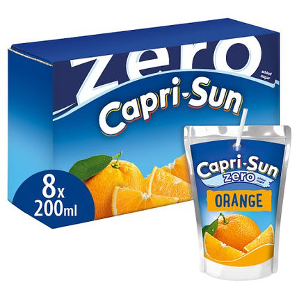 Capri Sun Orange Zero 8pk 4x8x200ml