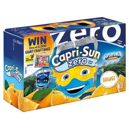 Capri Sun Orange Zero 8pk 4x8x200ml