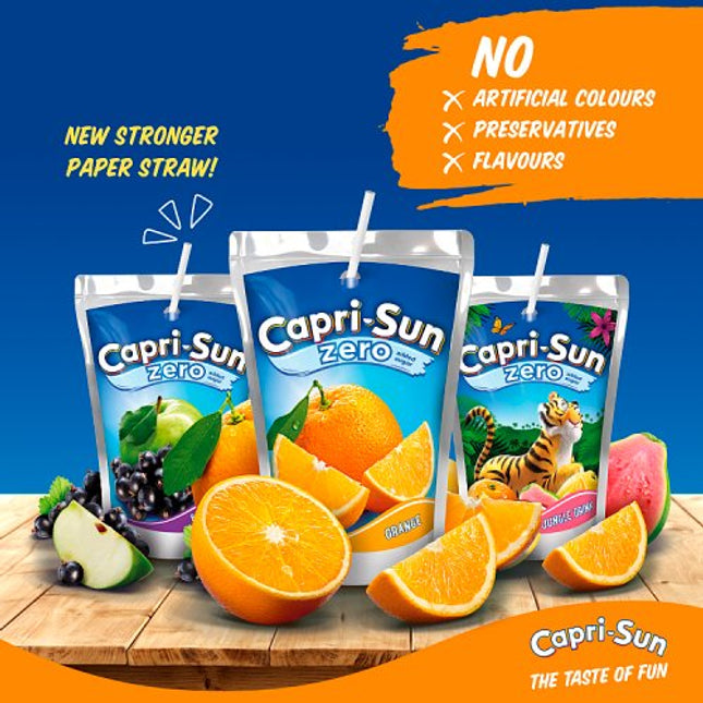 Capri Sun Orange Zero 4x200ml