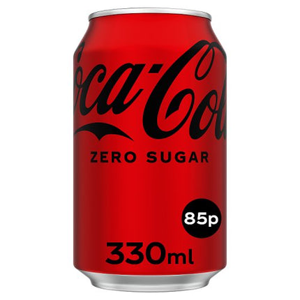 Coke Zero 330ml 85p