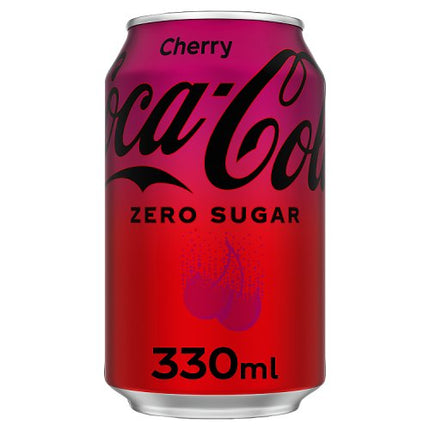 Coke Zero Cherry Can 330ml
