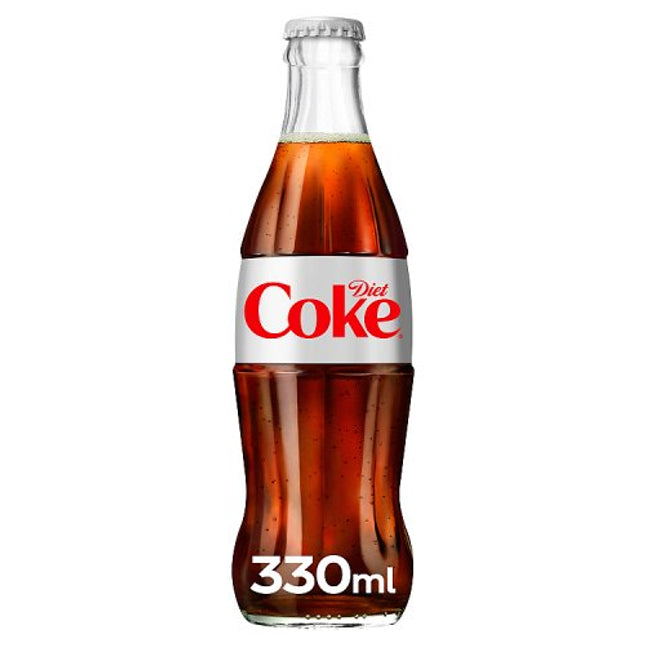 Diet Coke 330ml Glass