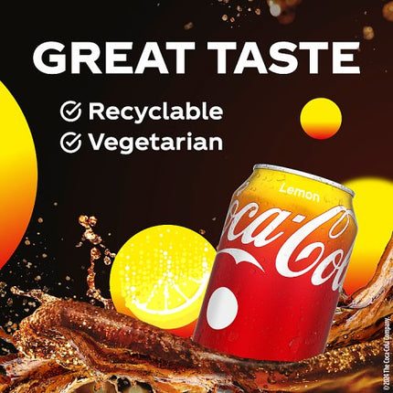 Coca Cola Lemon 330ml 8pk