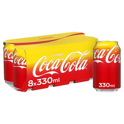 Coca Cola Lemon 330ml 8pk