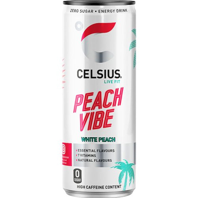 Celsius Energy Peach Vibe 355ml