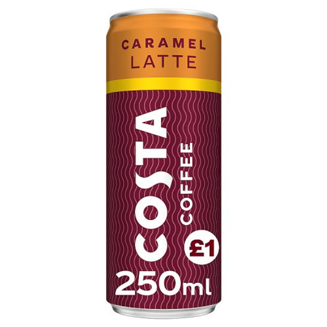 Costa Coffee Caramel Latte Can 250ml PM £1
