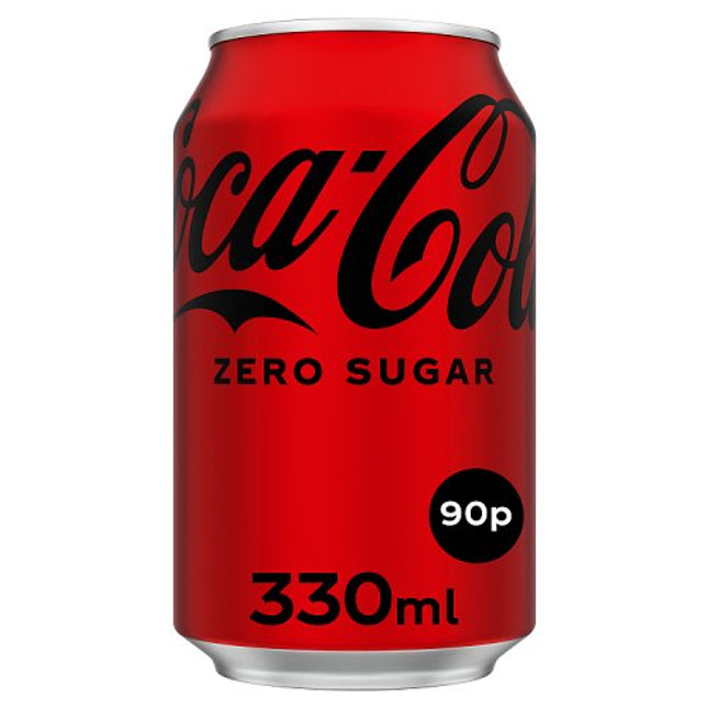 Coke Zero 330ml 90p