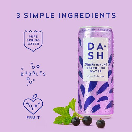 Dash Sparkling Blackcurrant 4 x 330ml
