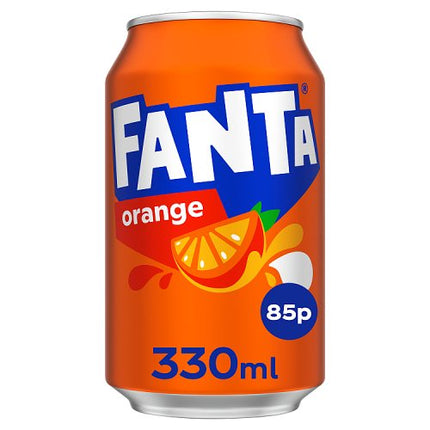 Fanta Orange 330ml 85p