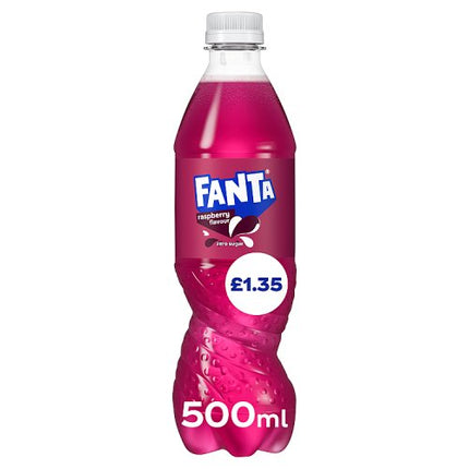 Fanta Zero Raspberry 500ml £1.35