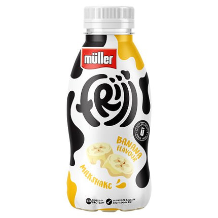 Frijj Banana Milkshake 330ml bottle