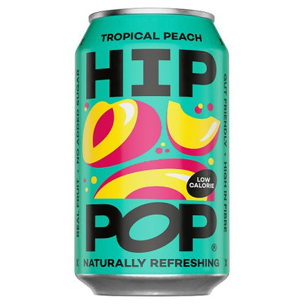 Hip Pop Living Soda Tropical Peach 330ml